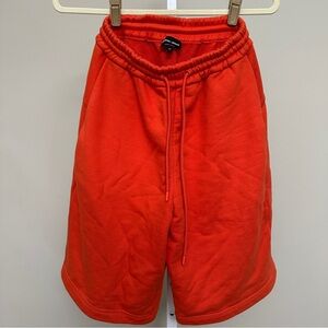 GIORGIO ARMANI OVERISZE COTTON SHORTS XS